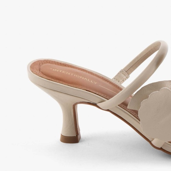 New Free People Intentionally Blank Iris Garden Heels Shoes Cream 39 - Picture 16 of 17